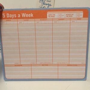 5 Days A Week Planner